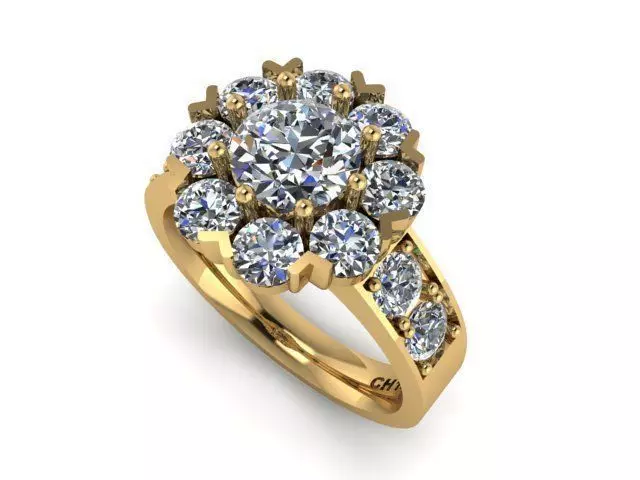  Ring T00222 3D print model_0