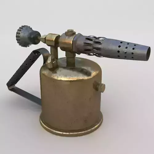 Gasolin Blowtorch Low-poly 3D model