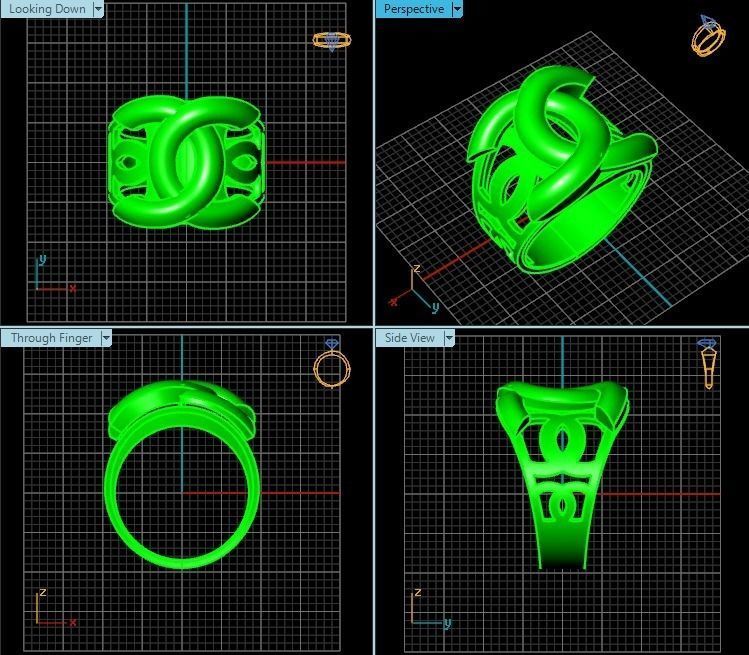 Ring T00230 3D print model_2