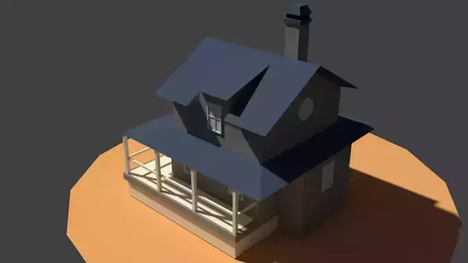 Low Poly Farm House