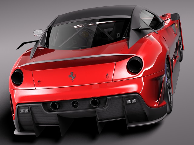 Ferrari 599XX 3D model_4