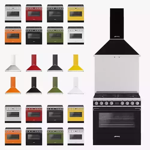 SMEG appliances 3D model