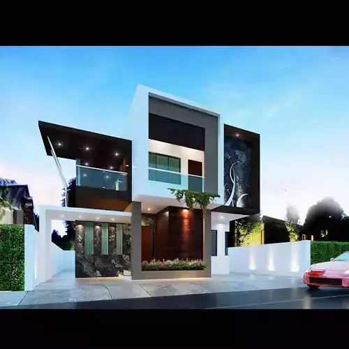 Architectural Architectural Design 3D Modle With PSD 3D model
