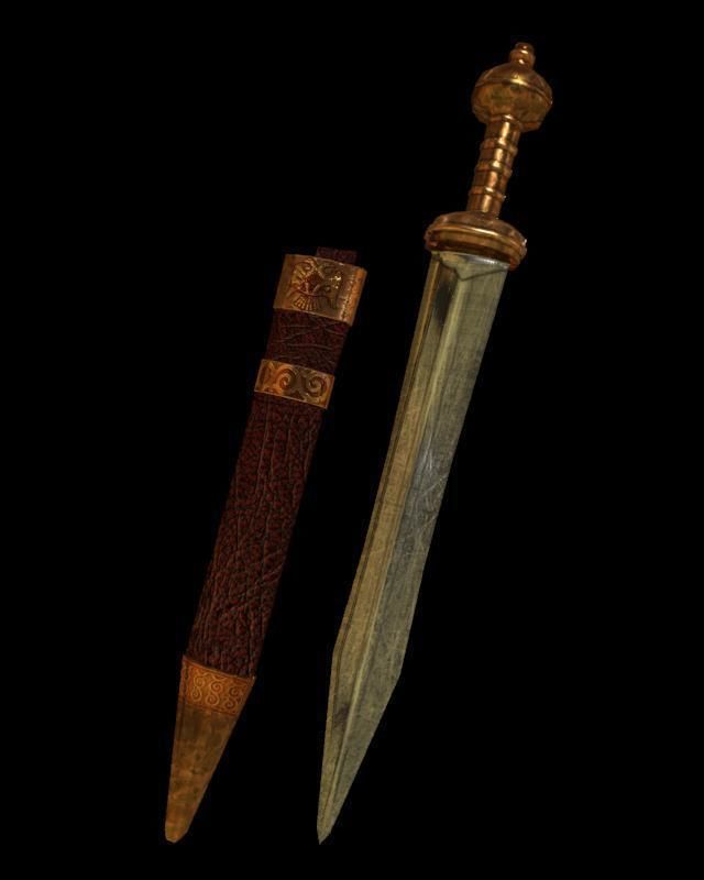 Roman armor all Low-poly 3D model_28