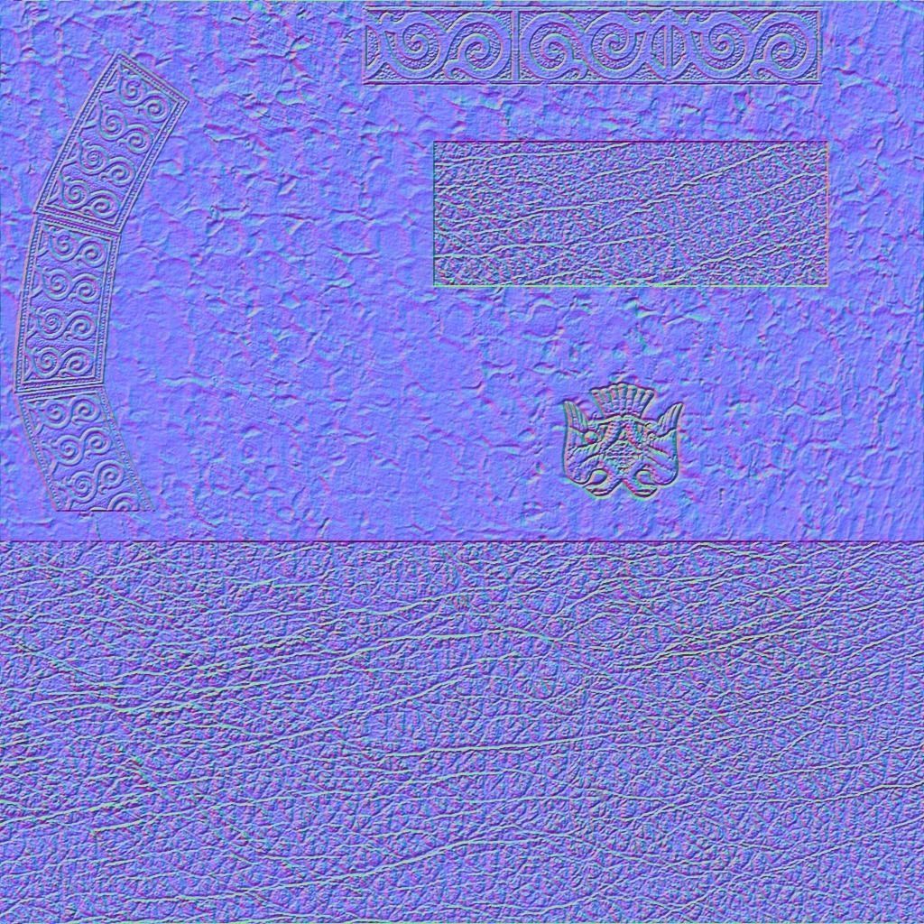 Roman armor all Low-poly 3D model_65