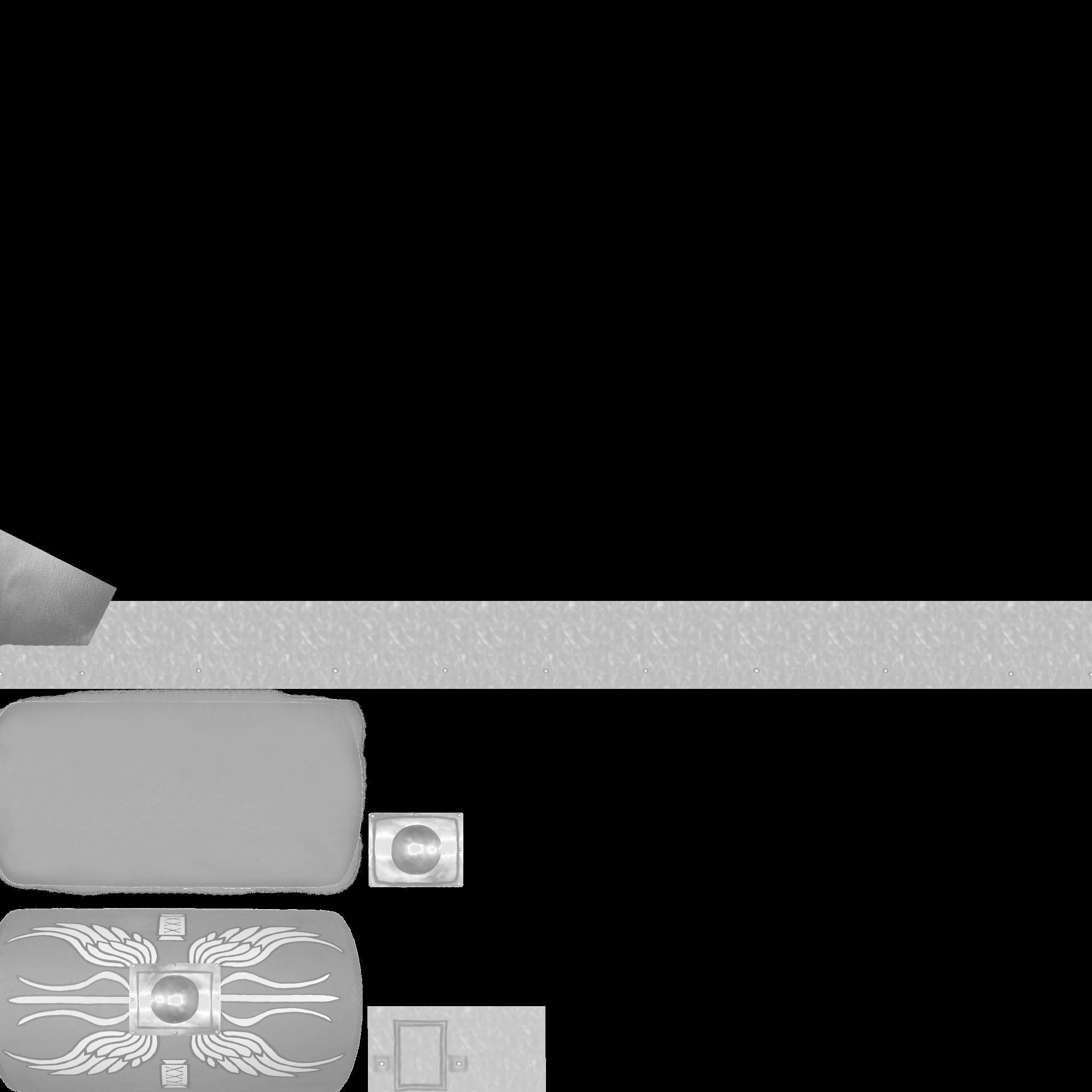 Roman armor all Low-poly 3D model_46