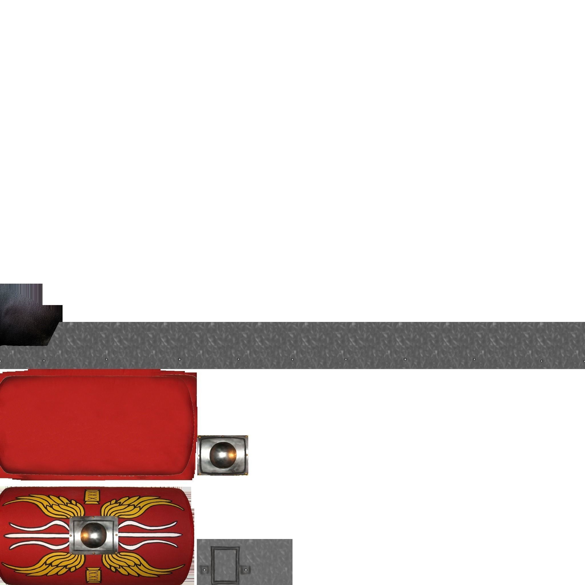 Roman armor all Low-poly 3D model_44