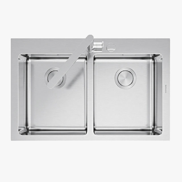 Barazza sinks 3D model_4