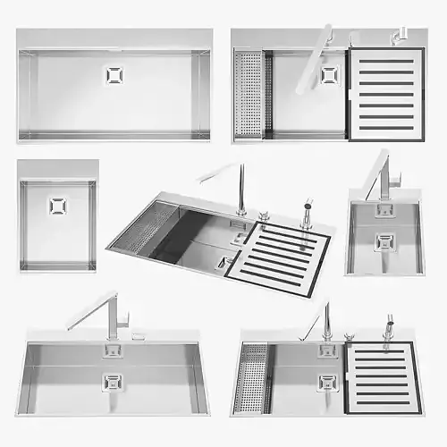 Barazza sinks 3D model