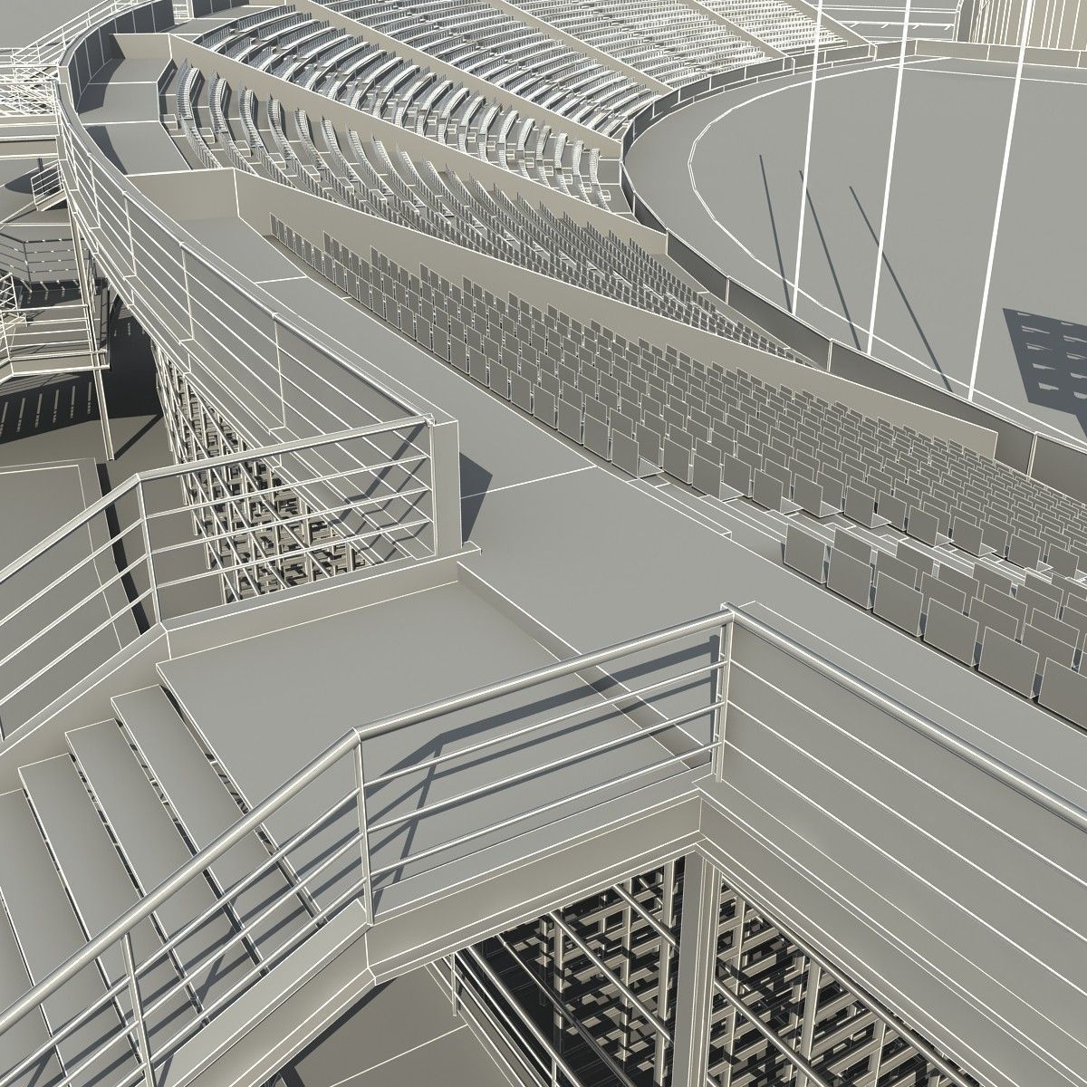 Baseball Stadium 01 3D model_18