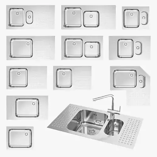 Barazza sinks 3D model