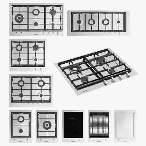 Barazza gas cooktops 3D model