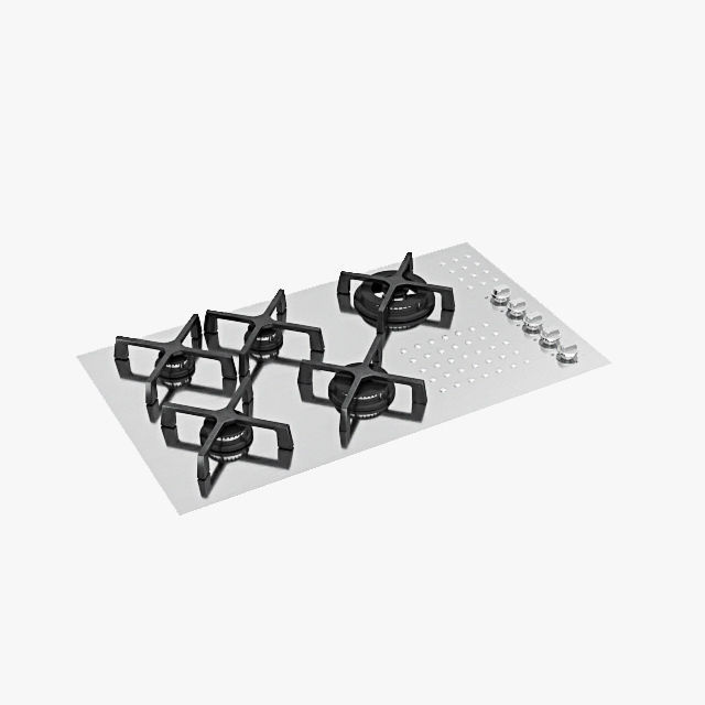 Barazza gas cooktops 3D model_22