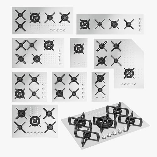 Barazza gas cooktops 3D model