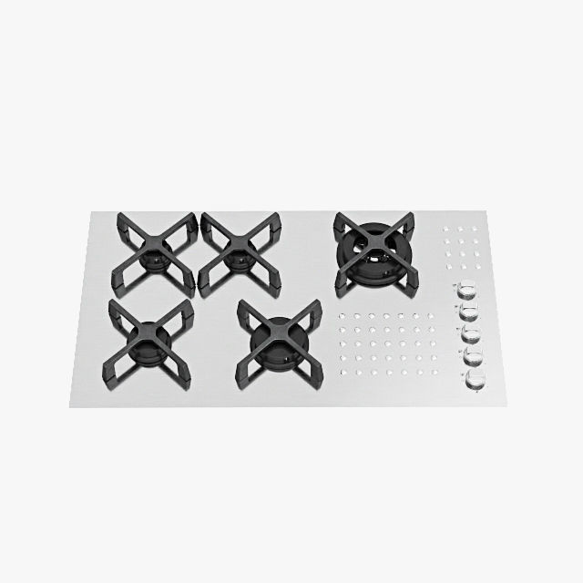 Barazza gas cooktops 3D model_14