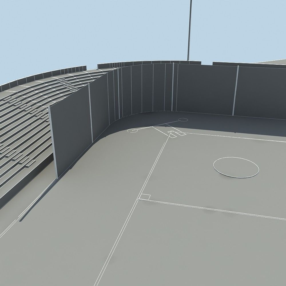 Baseball Stadium 02 3D model_13