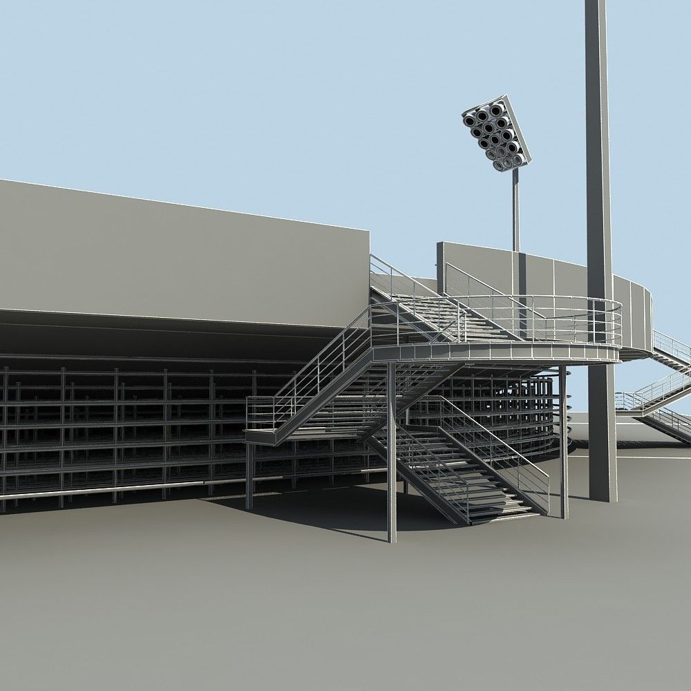 Baseball Stadium 02 3D model_14