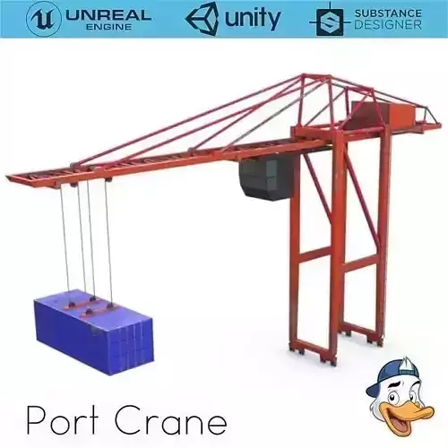 Port container crane