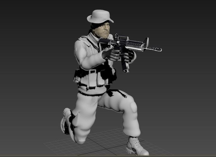 Captain Price - Call of duty 3D print model_3