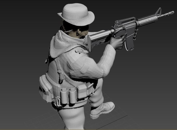 Captain Price - Call of duty 3D print model_4