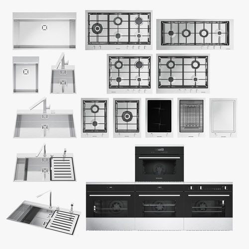 Barazza appliances 3D model 3D model