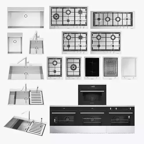 Barazza appliances 3D model 3D model