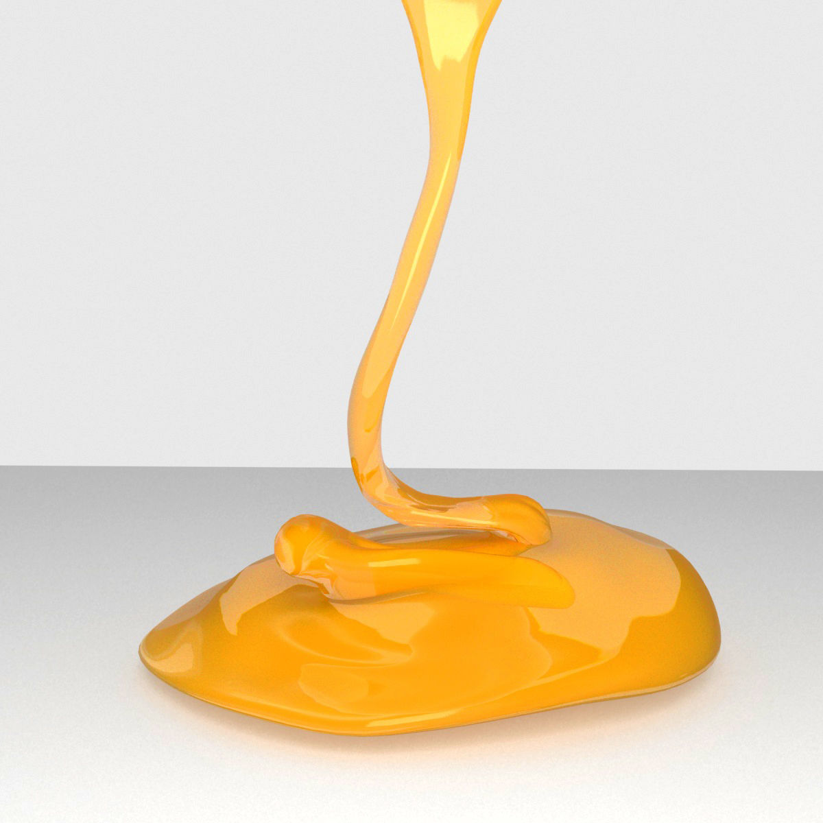 Honey Effect Low-poly 3D model_1