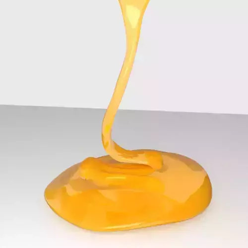 Honey Effect Low-poly 3D model