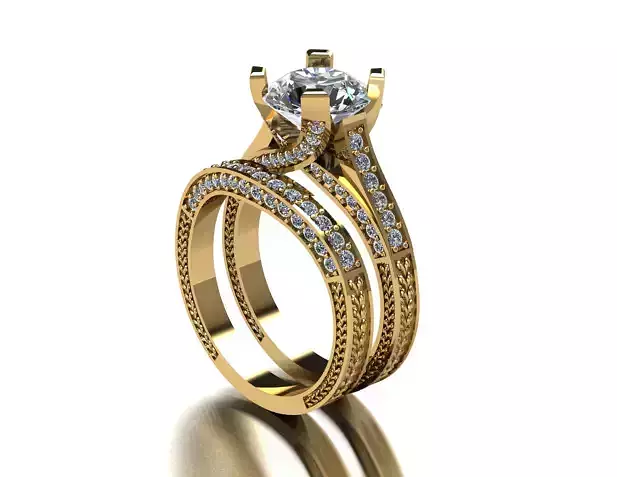 Wedding and engagement rings