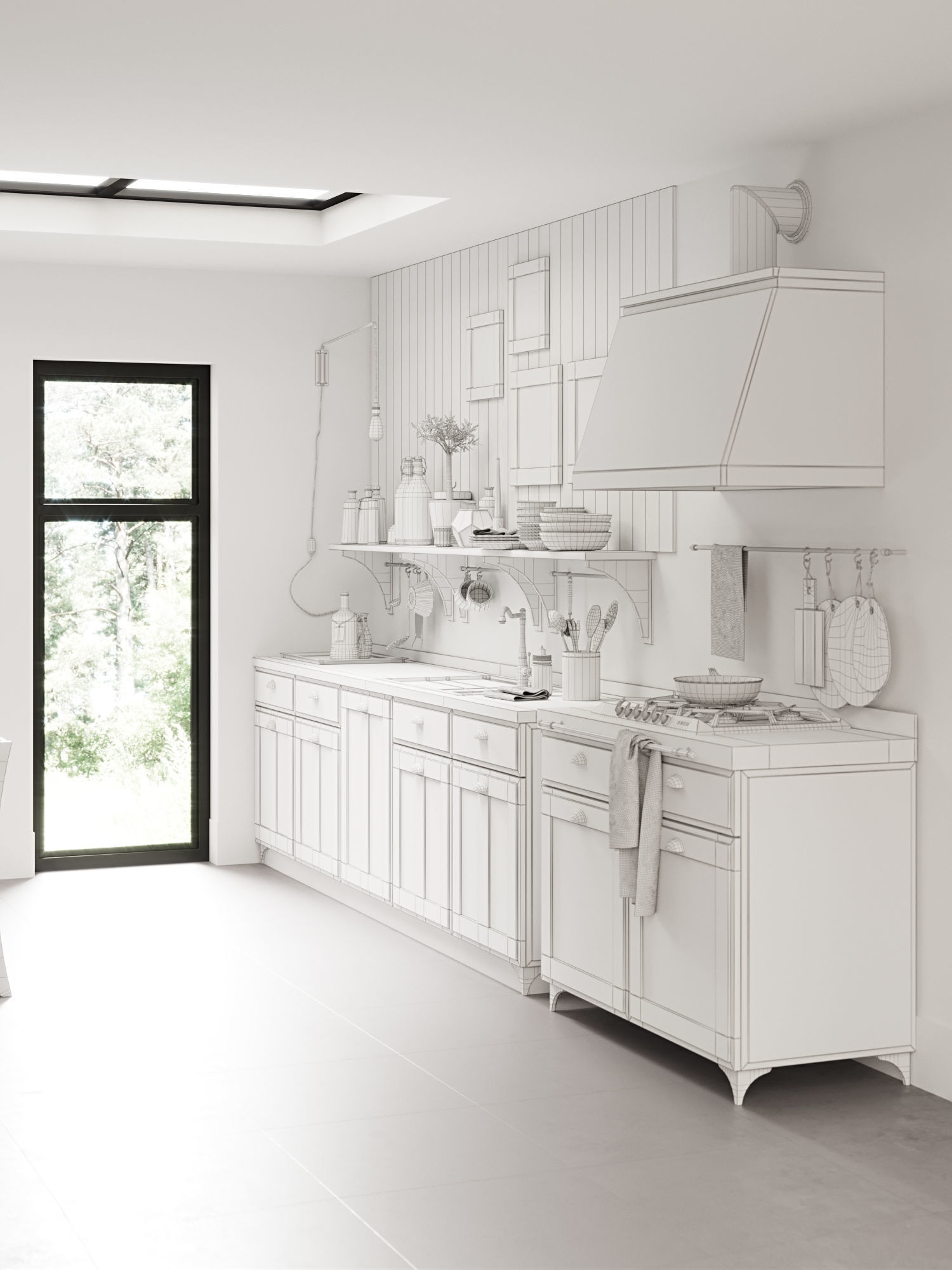 KITCHEN Scavolini 3D model_5