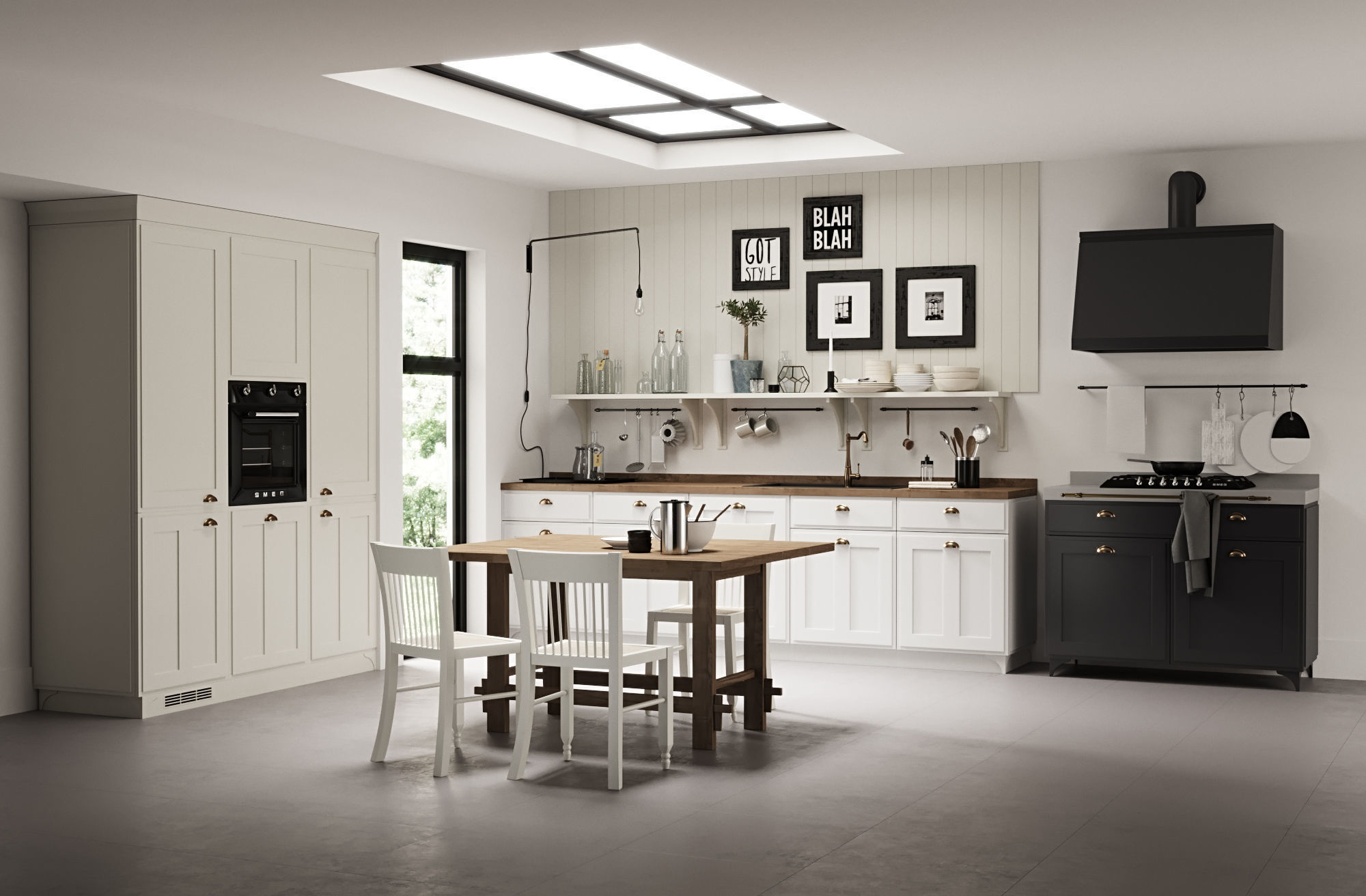 KITCHEN Scavolini 3D model_1