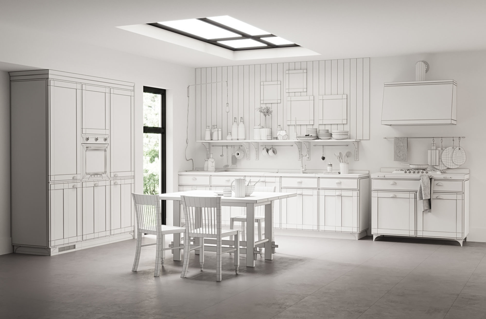 KITCHEN Scavolini 3D model_4