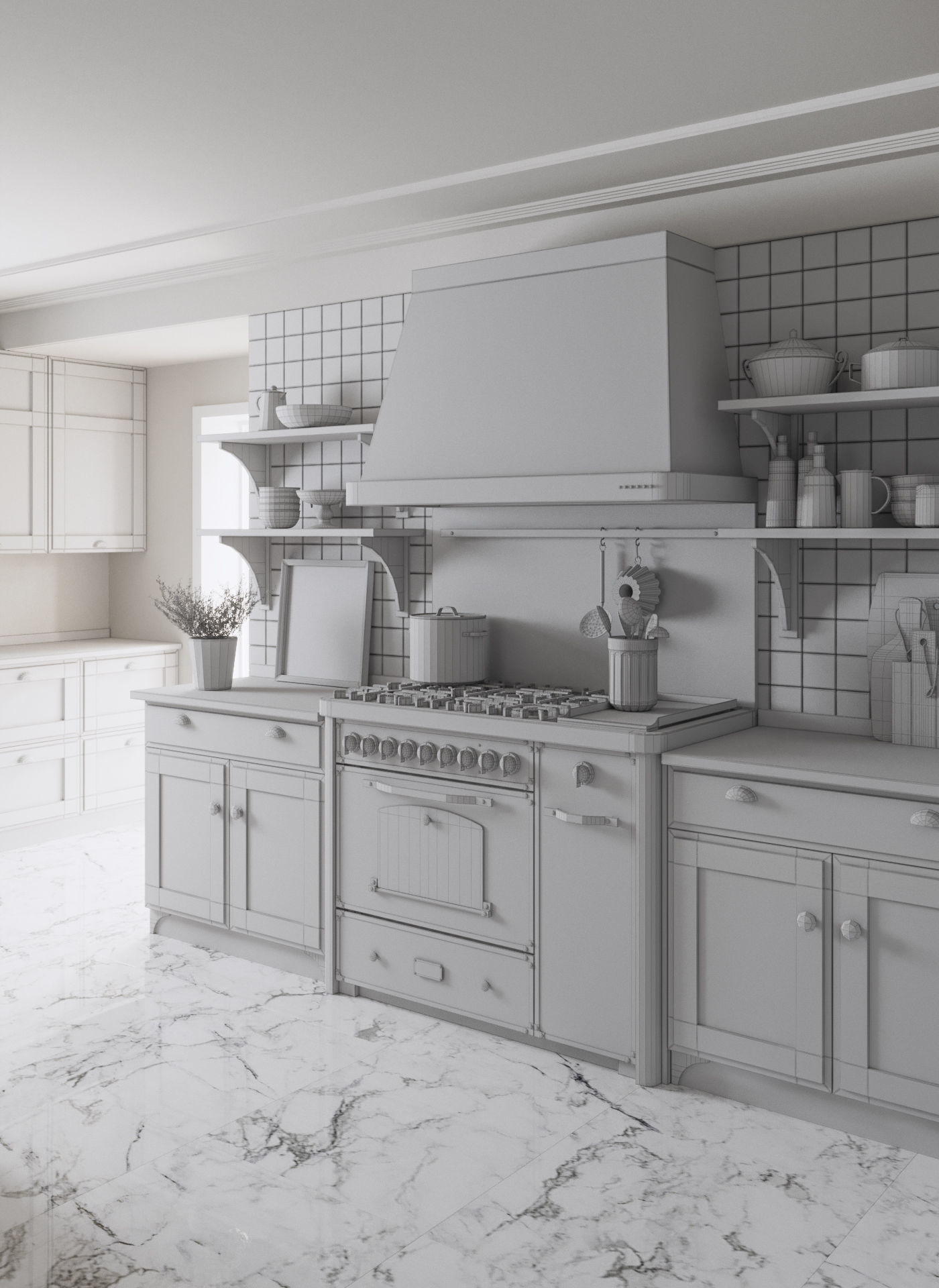 KITCHEN Scavolini 3D model_4