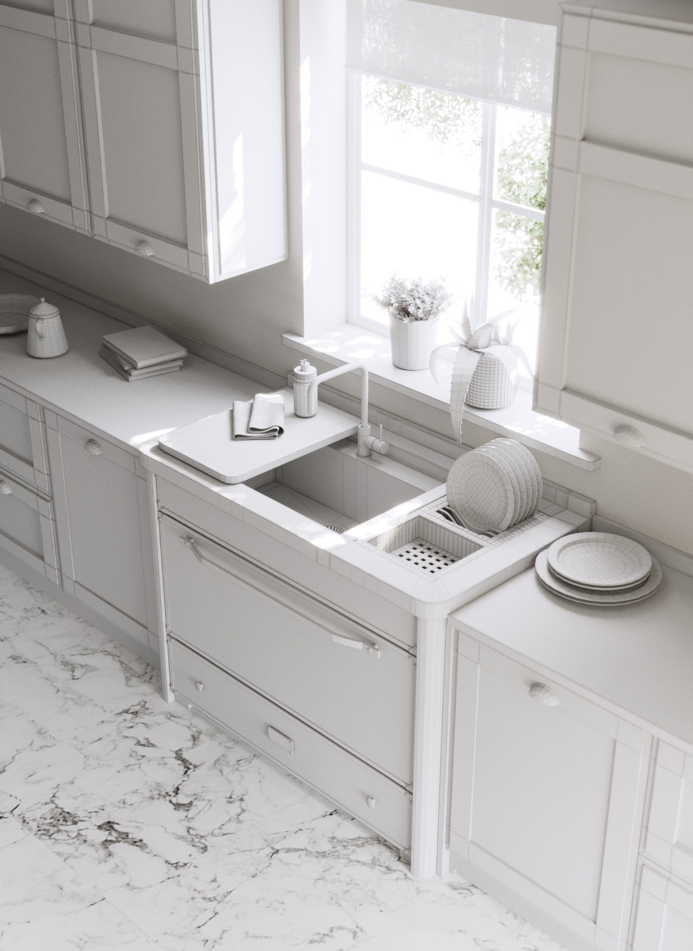 KITCHEN Scavolini 3D model_6