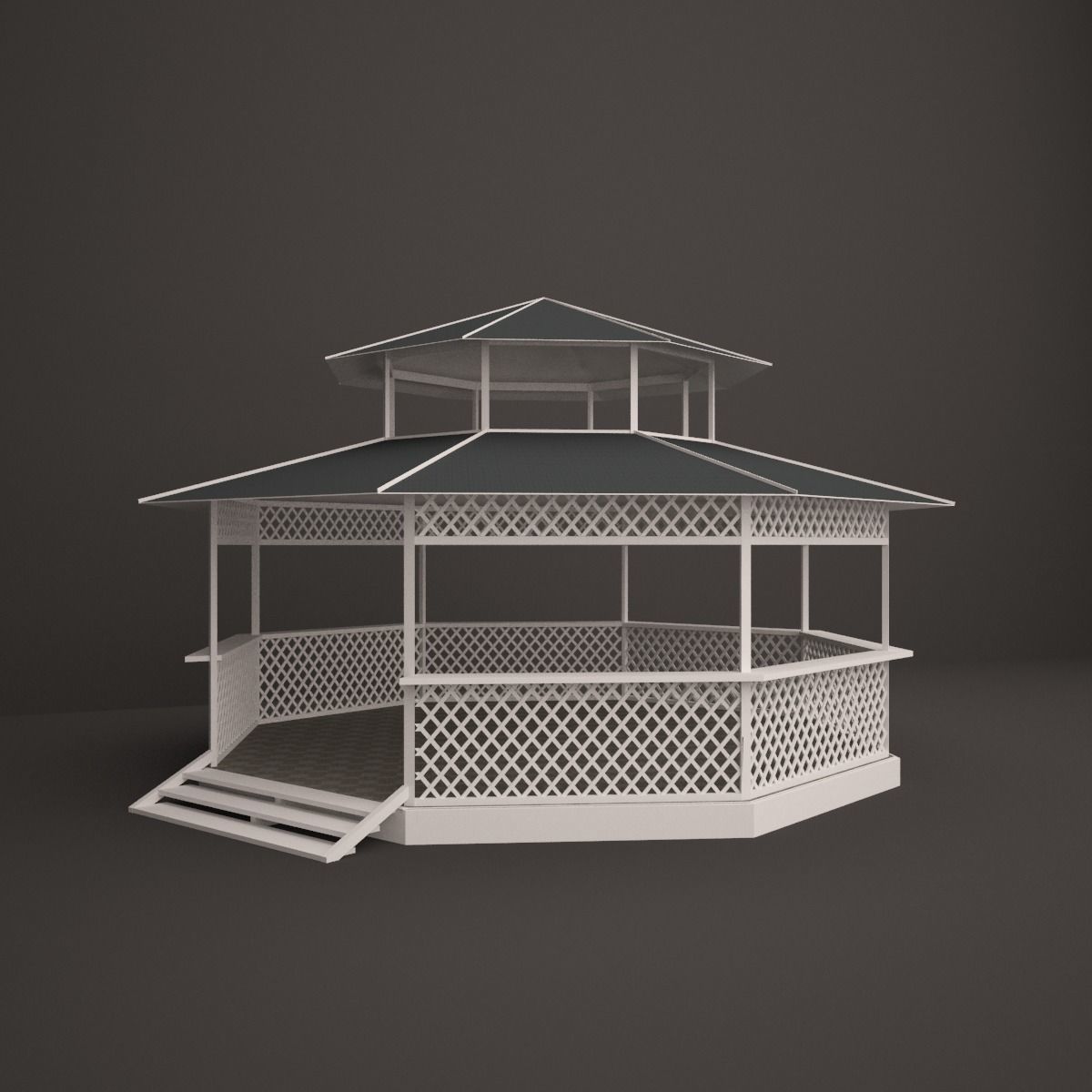 gazebo 3D model_2