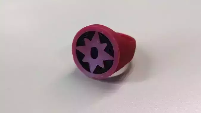 Sapphire Lantern Ring for Dual Extrusion