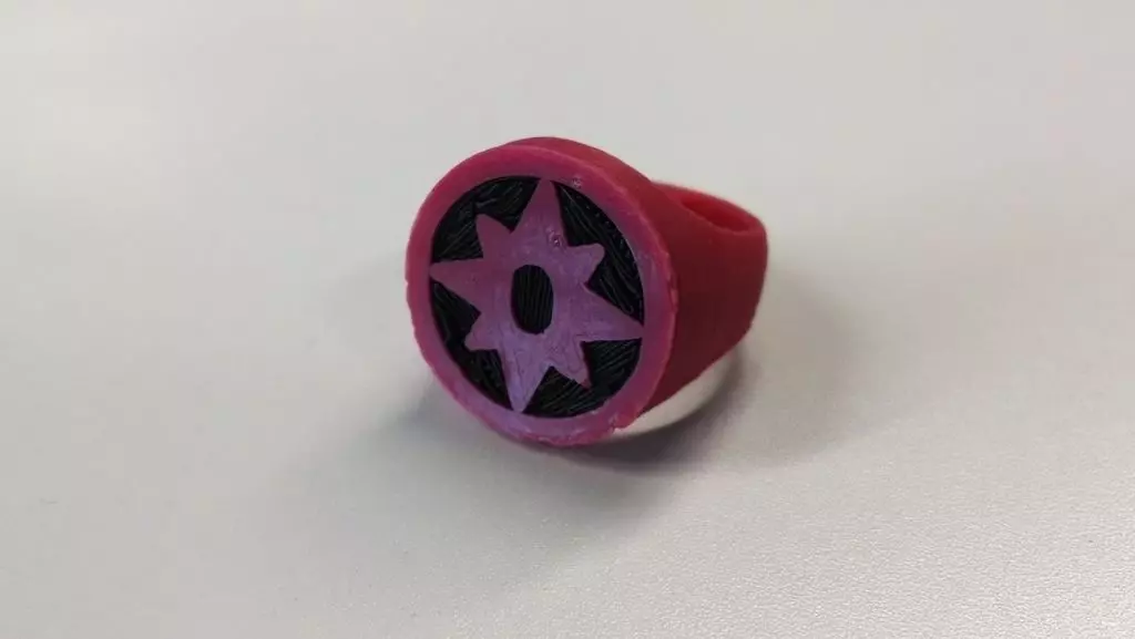 Sapphire Lantern Ring for Dual Extrusion Free 3D print model