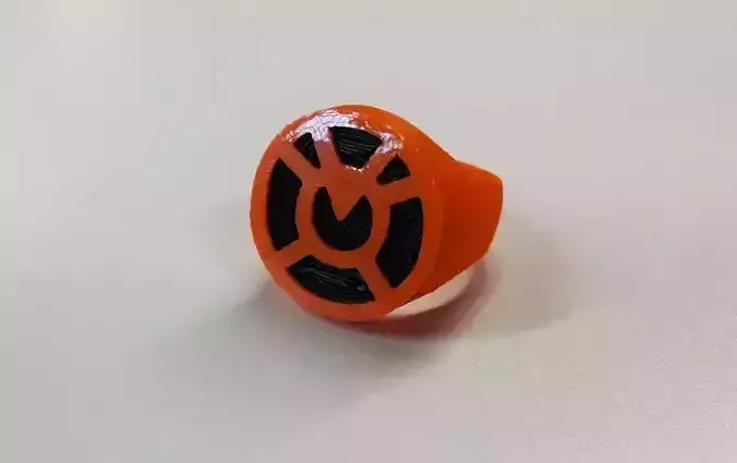 Orange Lantern Ring for Dual Extrusion Free 3D print model