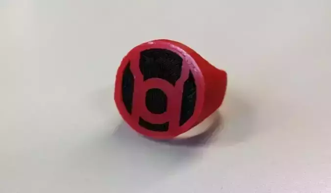 Red Lantern Ring for Dual Extrusion