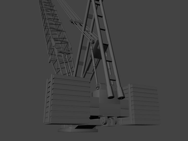 construction crane 3D model_6