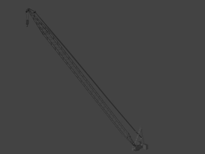 construction crane 3D model_1