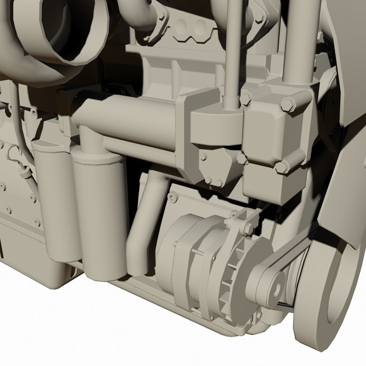 Diesel Engine 3D model_17