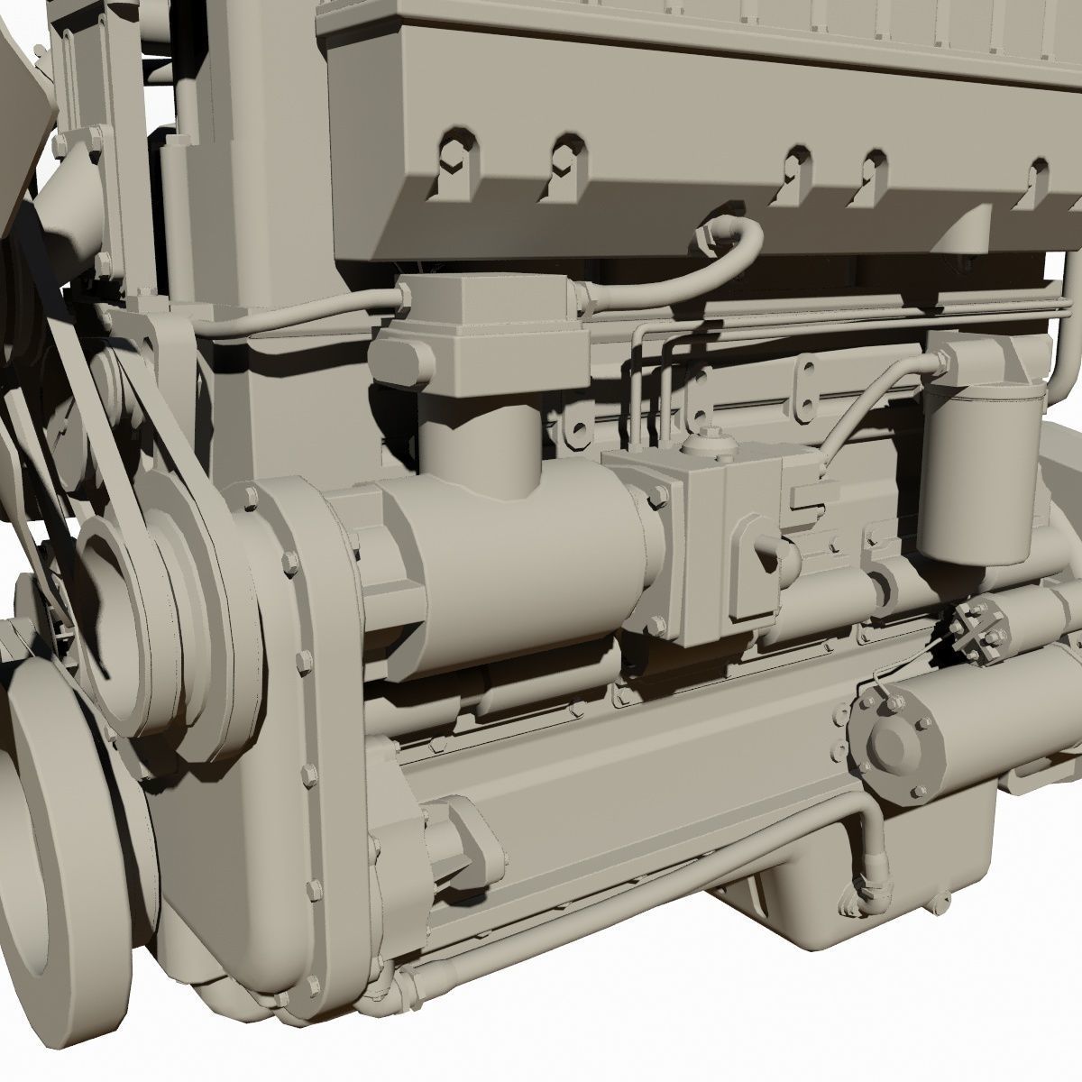 Diesel Engine 3D model_14