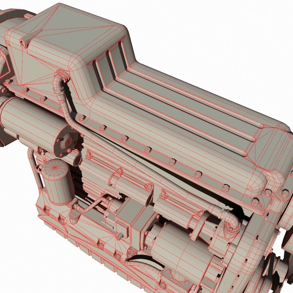 Diesel Engine 3D model_24