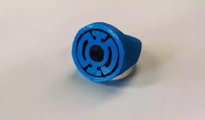 Blue Lantern Ring for Dual Extrusion