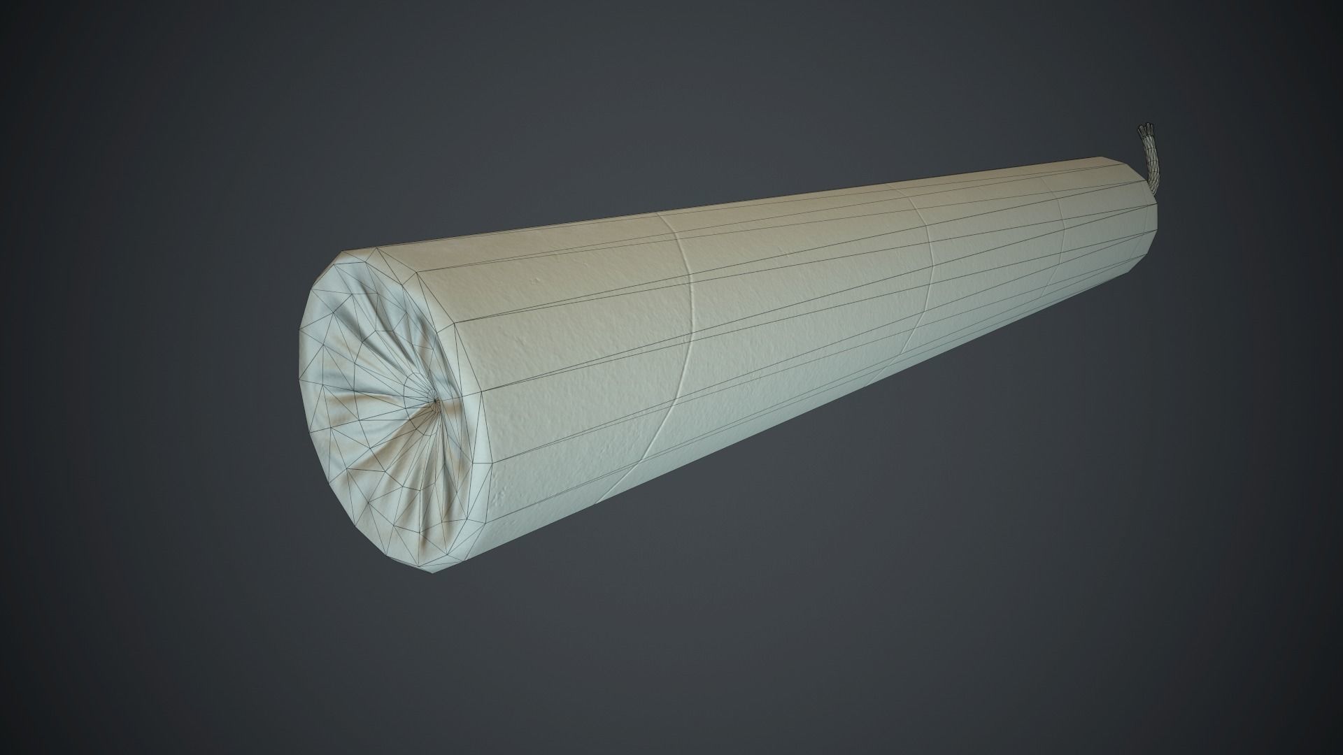 Dynamite PBR Game Ready pair of cigars Low-poly 3D model_12