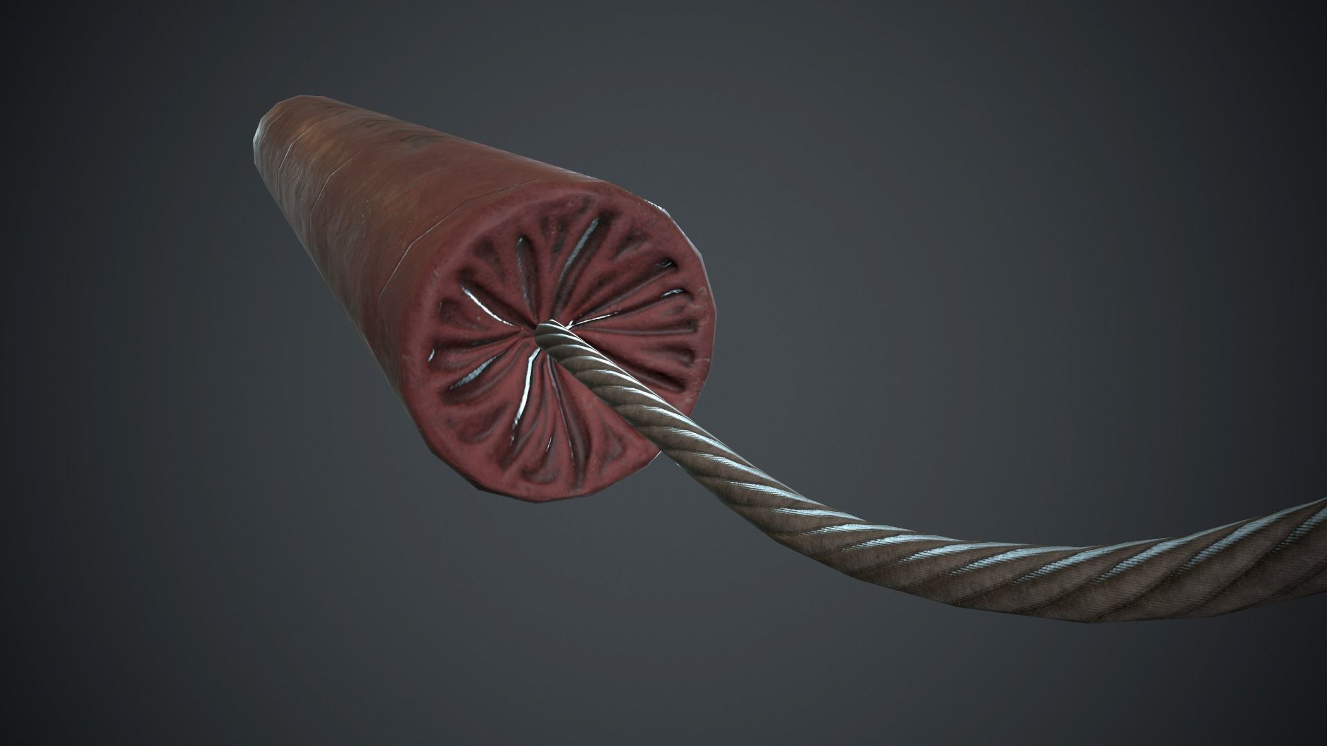 Dynamite PBR Game Ready pair of cigars Low-poly 3D model_9