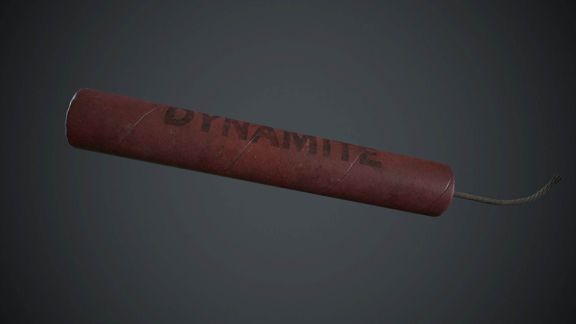 Dynamite PBR Game Ready pair of cigars Low-poly 3D model_8
