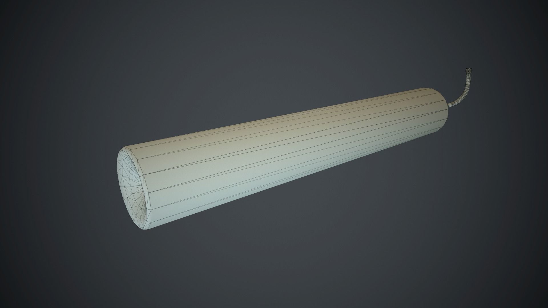 Dynamite PBR Game Ready pair of cigars Low-poly 3D model_14