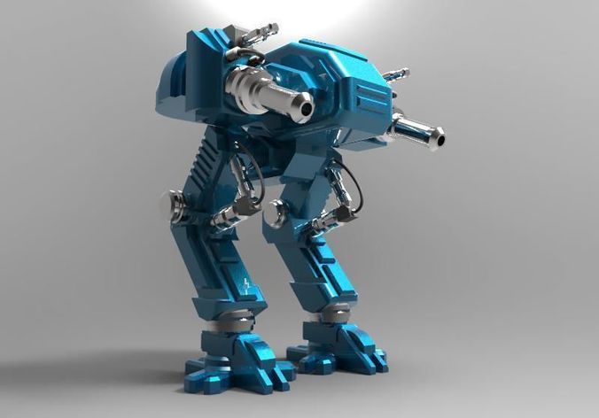 Mech 3 at - robot 3D print model